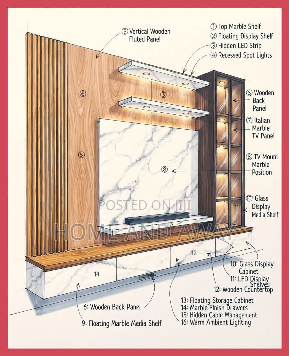 TV Stands/Tailor Made Wall Unit TV Stands From 2,000,000/- On Order