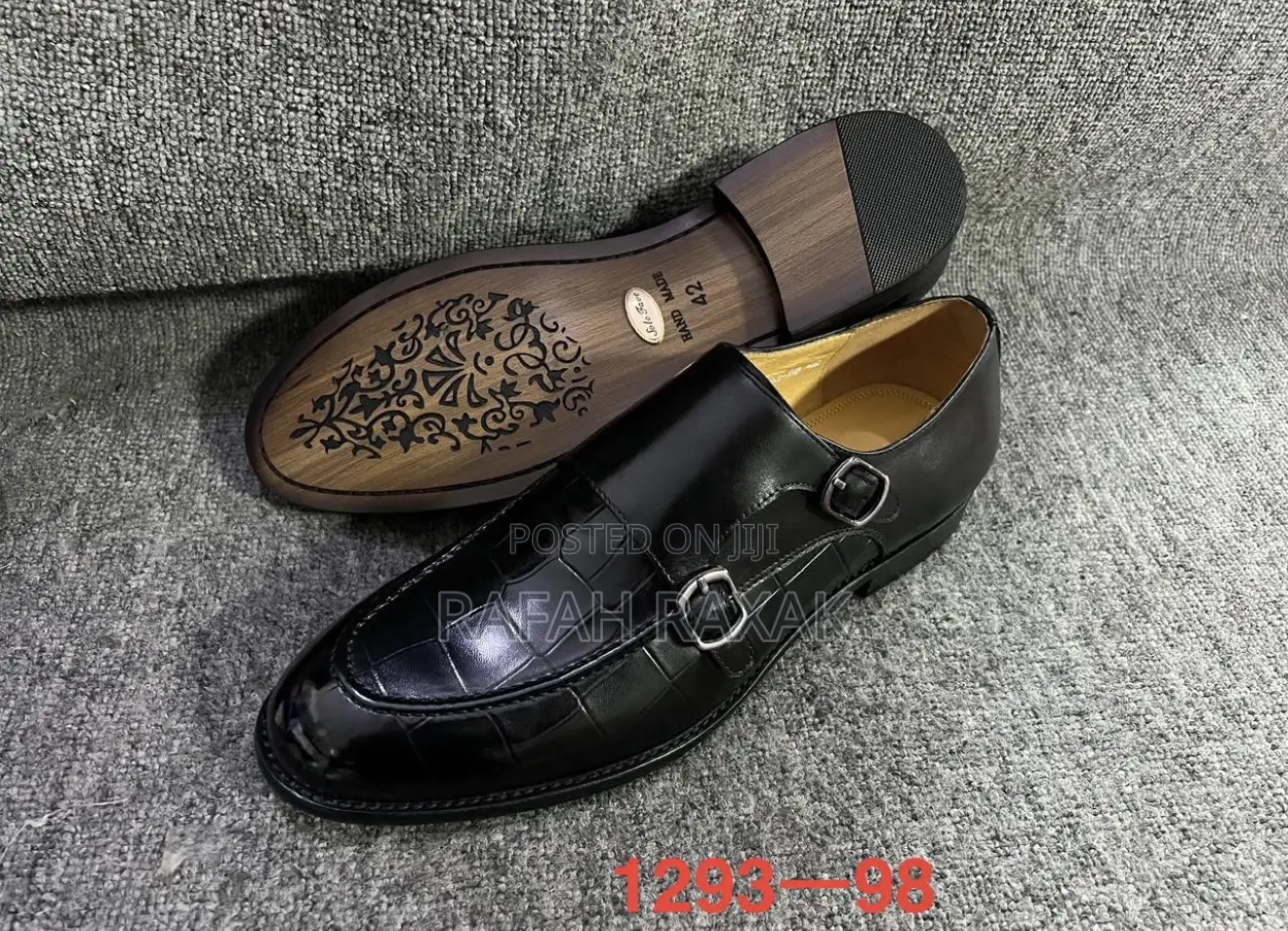Original Men’s Classic Sole Fave Double Monk Strap Formal Shoes