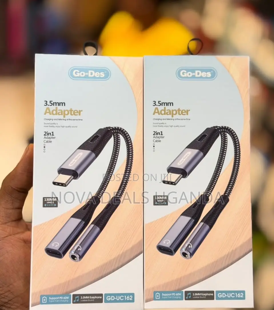 Go Des 2in1 USB C to 3.5mm Audio Adapter and Type C Audio Cable