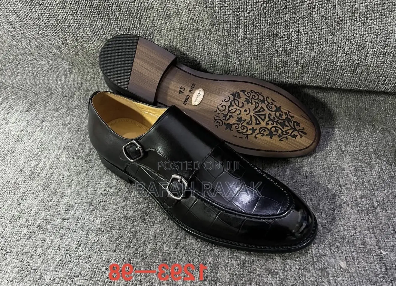 Original Men’s Classic Sole Fave Double Monk Strap Formal Shoes