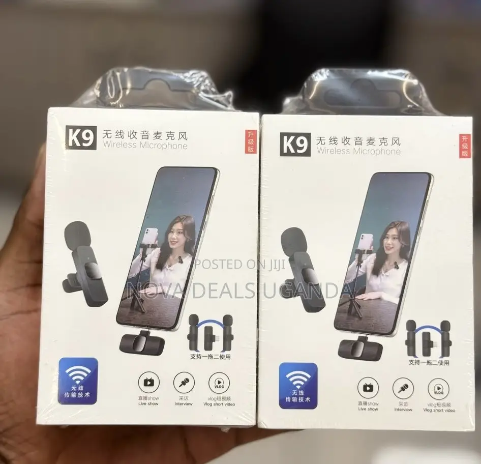  Dual Wireless Lavalier Microphone Plug and Play-No App Required