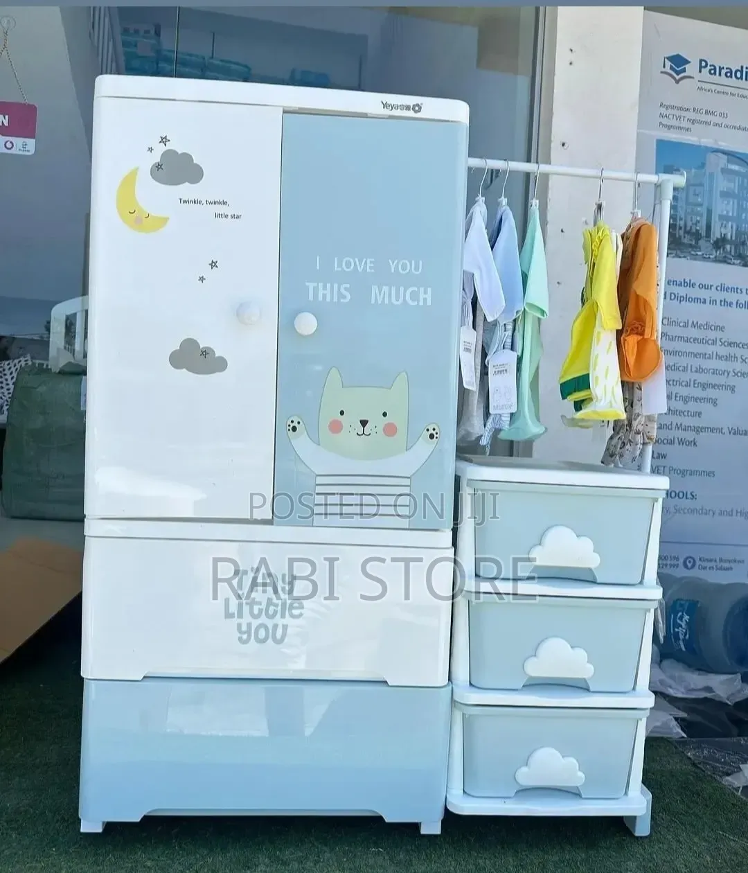 Kids Wardrobe, Kids Cabinet , Many Sections
