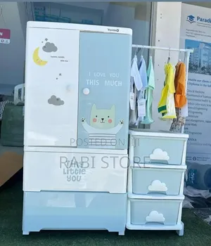 Kids Wardrobe, Kids Cabinet , Many Sections