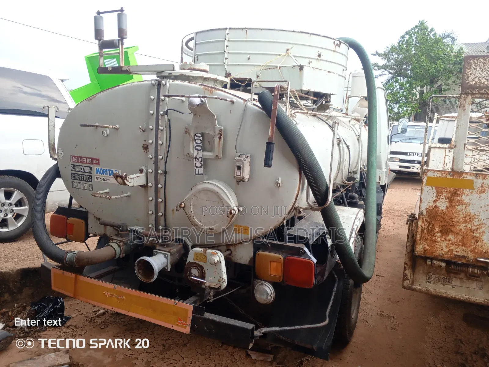 Sewage Tank Hino 4 Light
