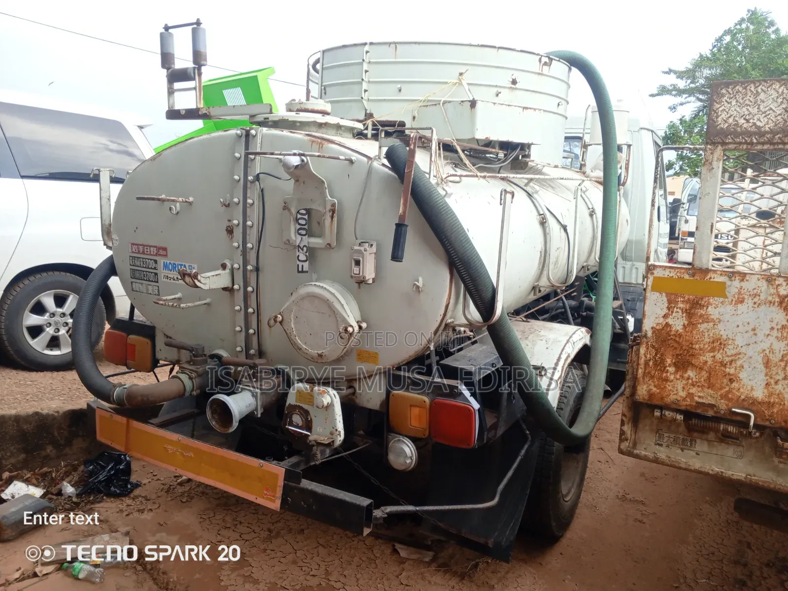 Sewage Tank Hino 4 Light