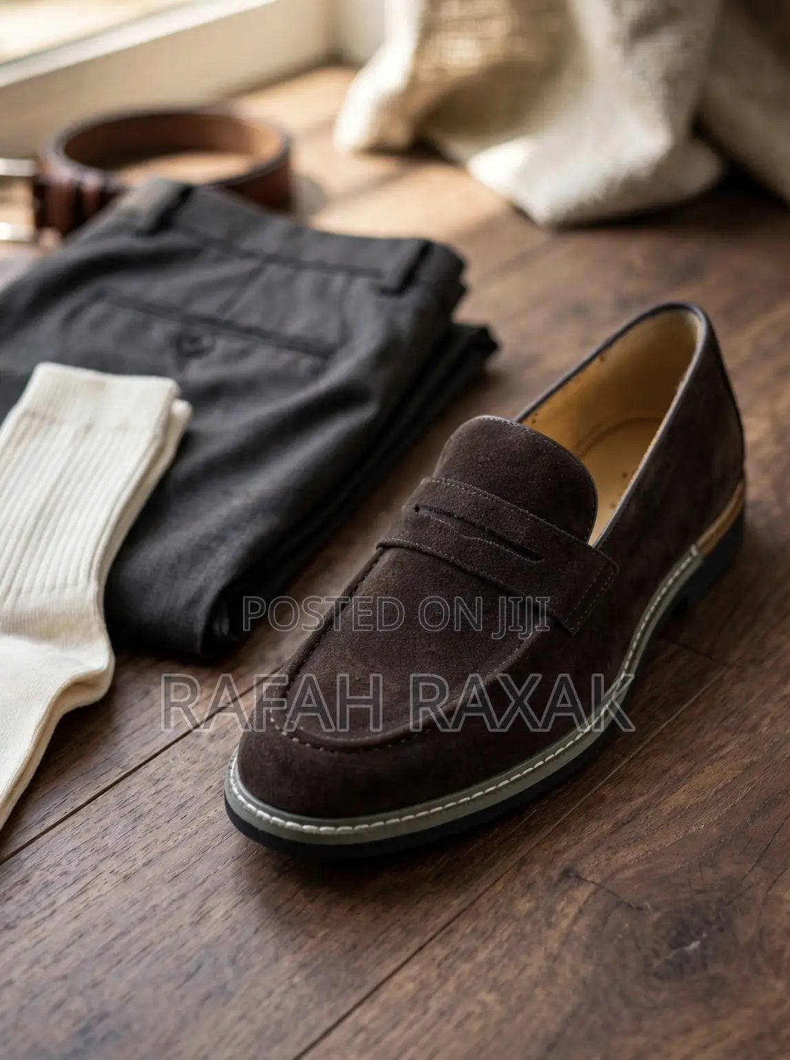 Original Coffee Brown Billionaire Suede Penny Loafer