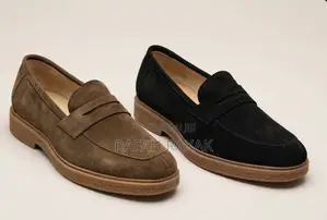 Original Men’s Classic Brown J.M.Weston Suede Penny Loafers