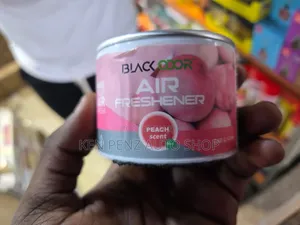 Black Odor Liquid Car Airfreshner (Peach Fragrance/ Scent)
