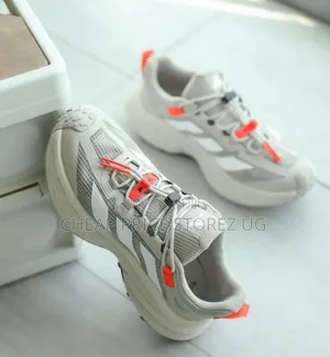 These Are Adidas Blue and White Running Shoes Featuring Gore-Tex
