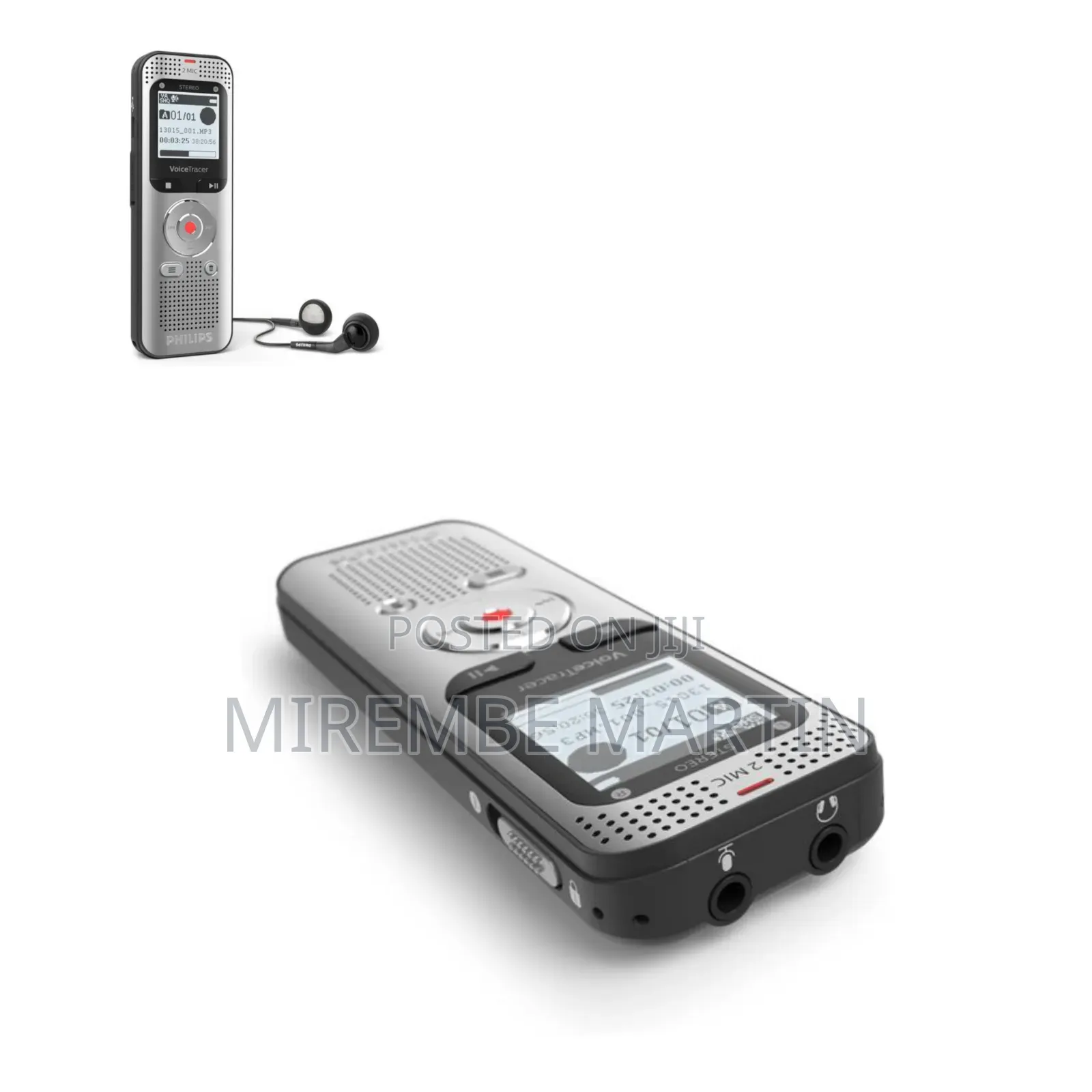 Philips Voice Tracer Audio Recorder DVT2050/00 Digital Notes Dual