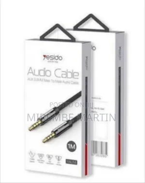 Yesido YAU15 200CM Nylon Braided Aux 3.5MM Male to Male Audio Cable