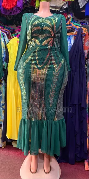 Green Party Dress