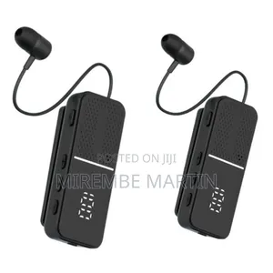 Haino Teko CP-70 Wireless Digital Display Collar Clip Earphones Noise