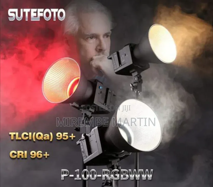 Sutefoto 100(W) RGB Video Light - 360° Full Color