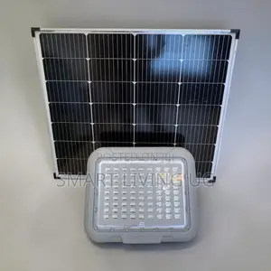500W Blue Carbon Solar Floodlight Powerful Outdoor Lighting