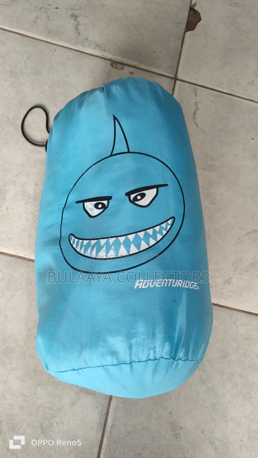 UK Used Happy Nappers Blue Shark Plush Pillow and Sleeping Bag Combo.
