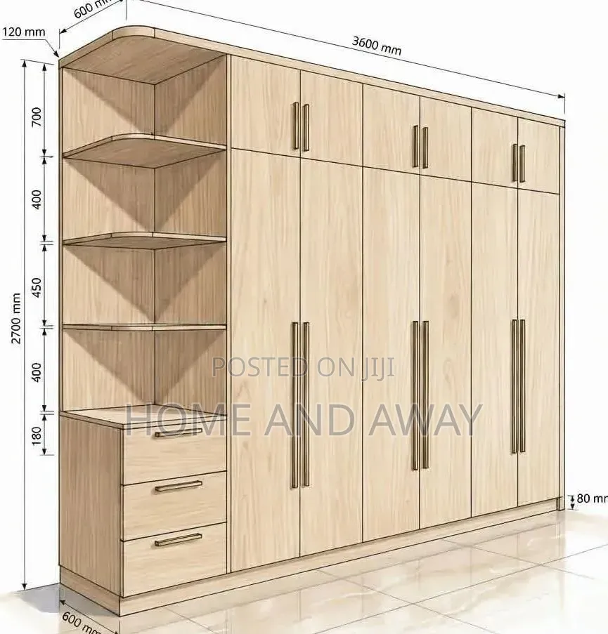 Wardrobes/Oak Tree Wardrobes in Any Colour From 2,880,000/- Order Now