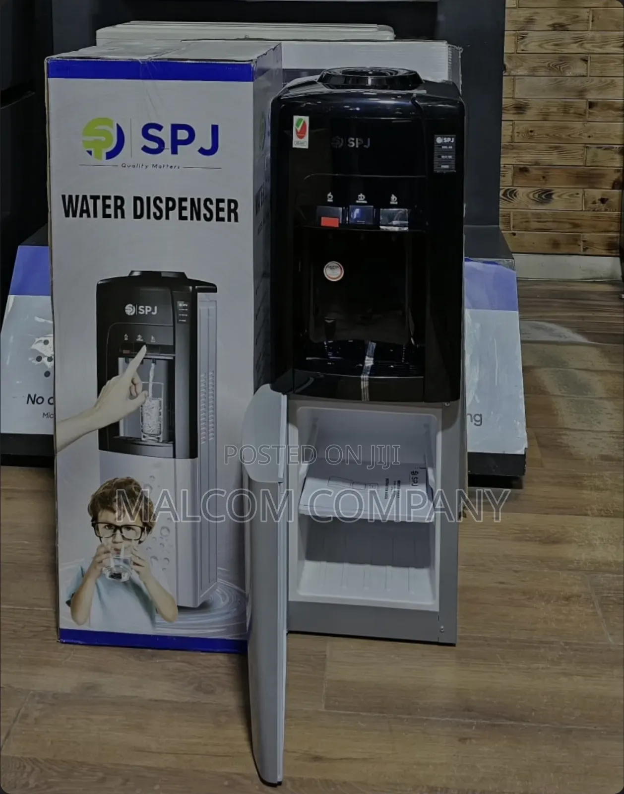 SPJ Water Dispenser With Fridge – Hot, Normal & Cold Water Dispenser