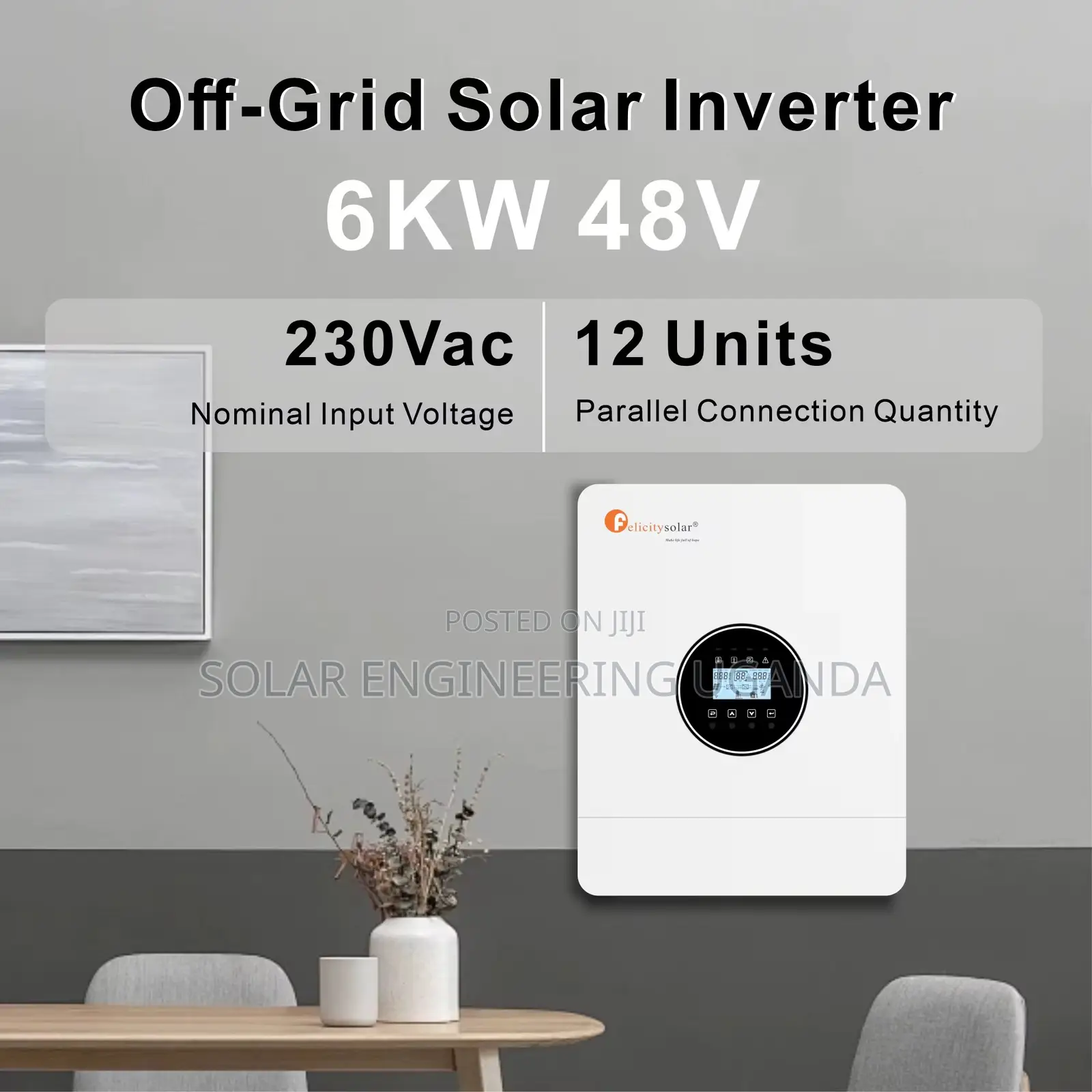 Felicity 6kW Hybrid Inverter With 5kWh Lithium Battery