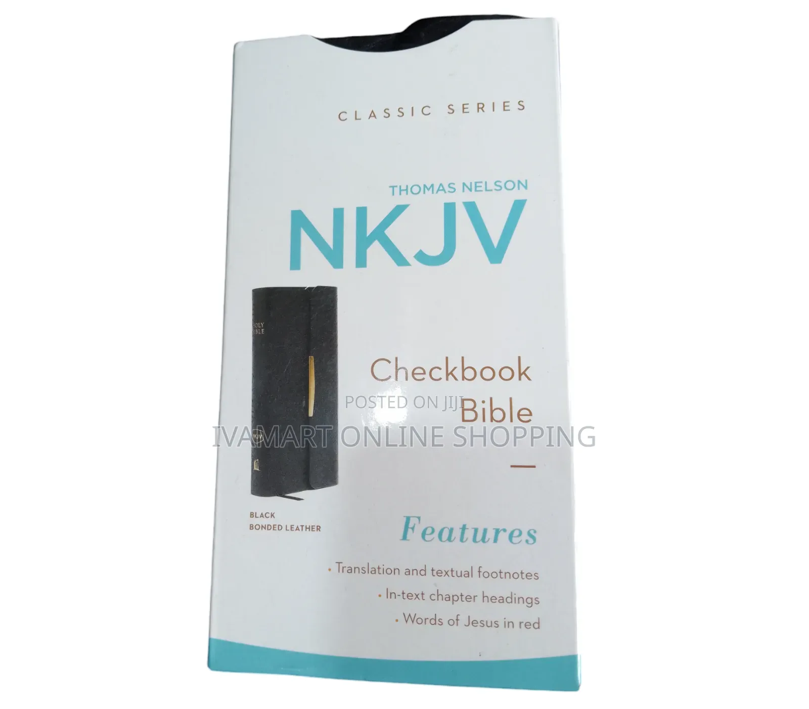 Holy Bible NKJV Trimline Check Bible - Classy, Portable