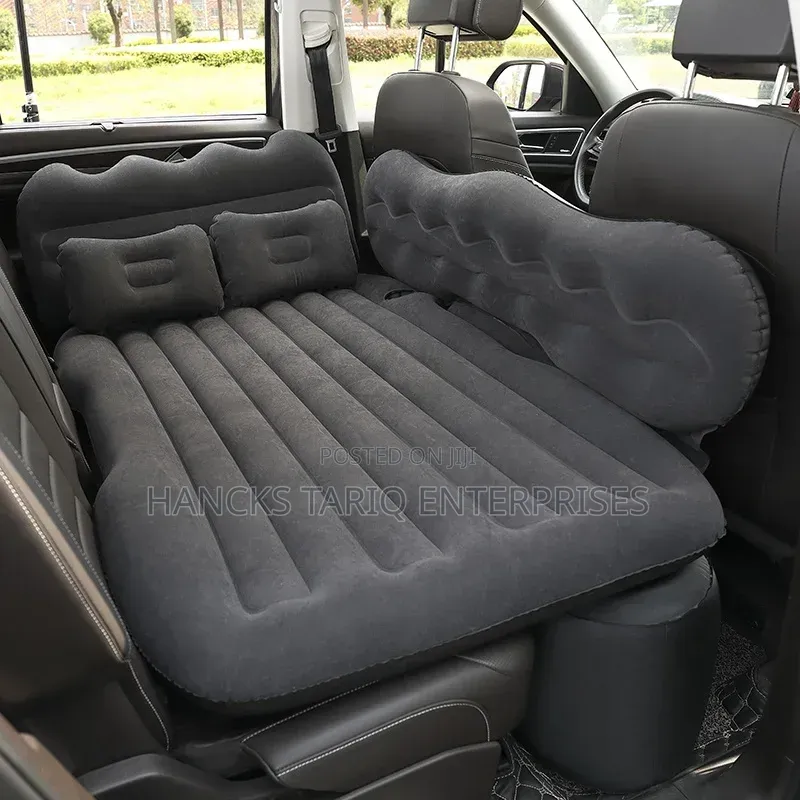 Inflatable Car Air Mattress / Travel Bed With Pillows