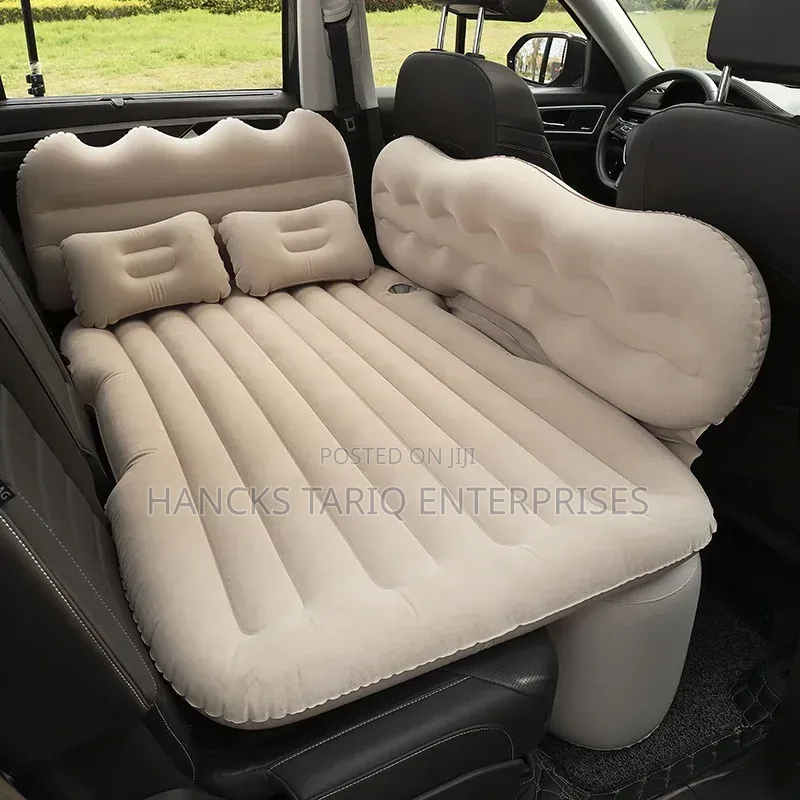 Inflatable Car Air Mattress / Travel Bed With Pillows
