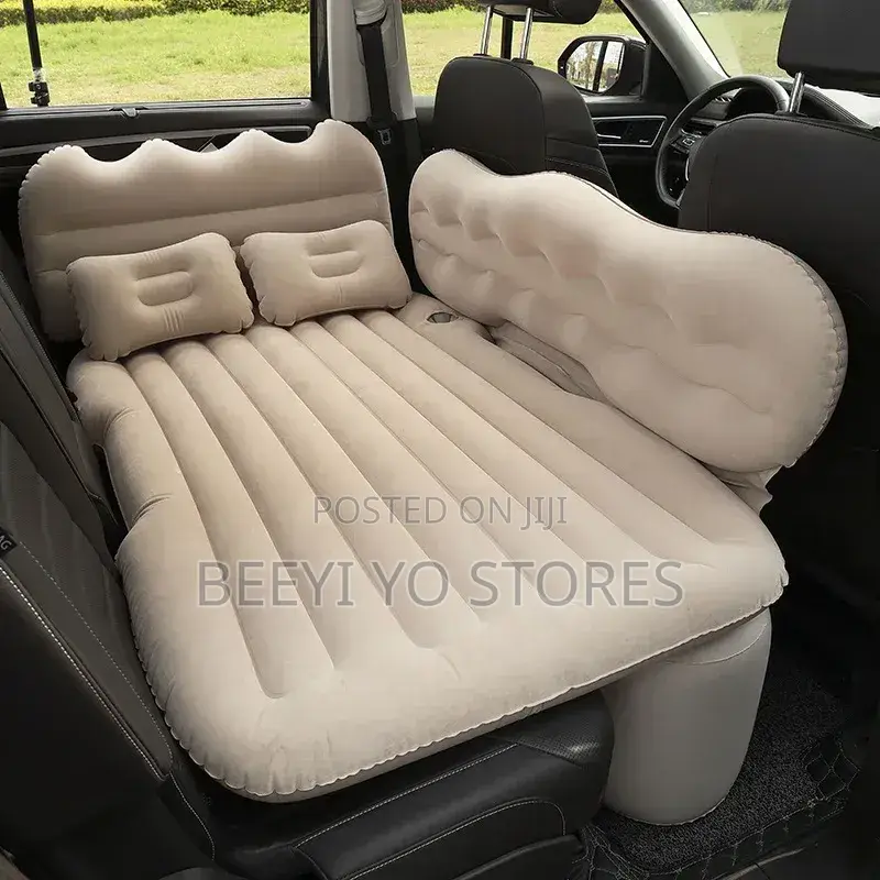 Inflatable Car Air Mattress / Travel Bed With Pillows