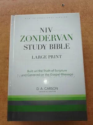 NIV ZONDERVAN Study Bible Large Print - D.A Carson
