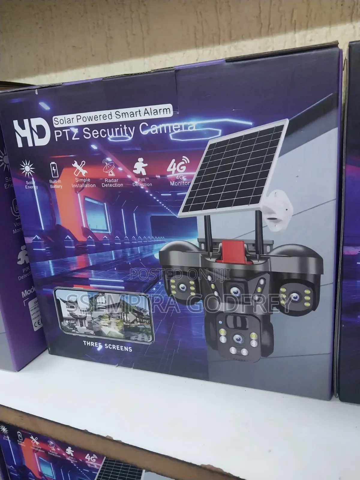 4g Sim Card Solar Camera Outdoor Resistant to Any Weather