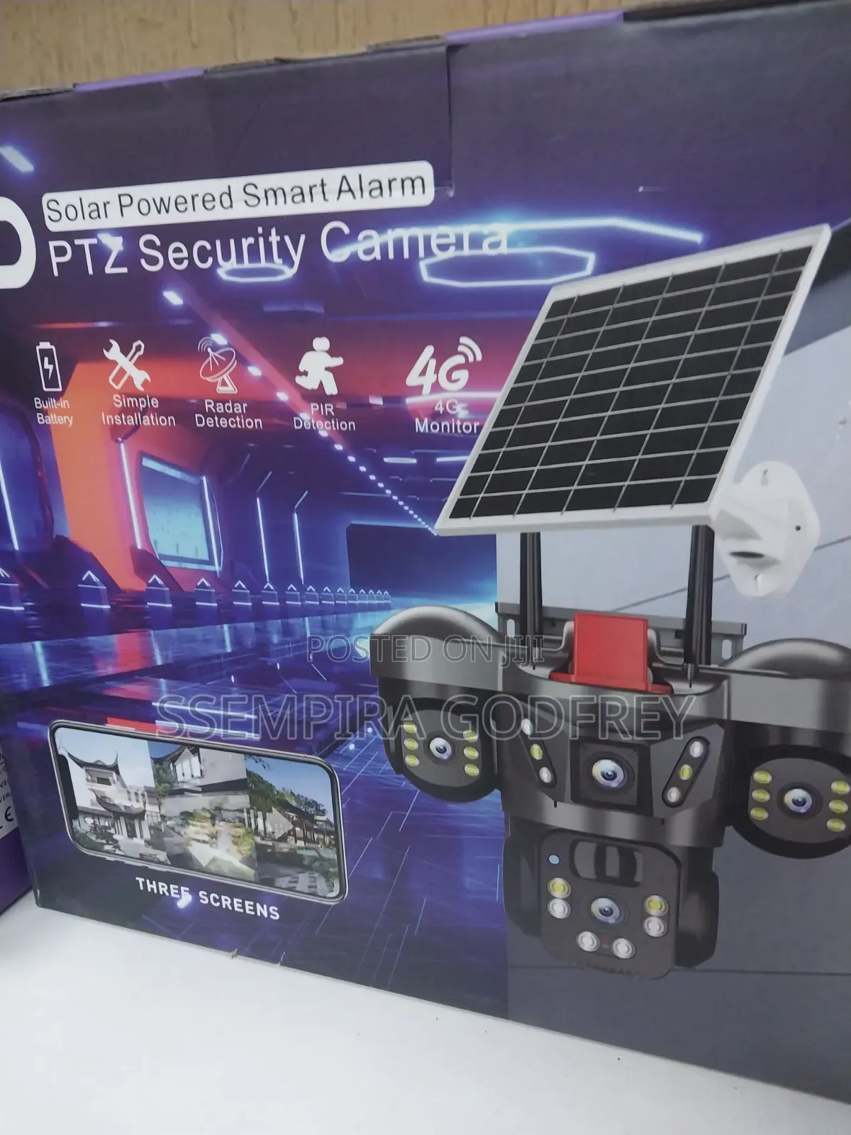 4g Sim Card Solar Camera Outdoor Resistant to Any Weather