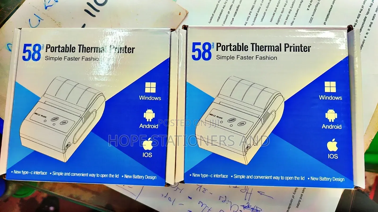 Portable Thermal Printer / Bluetooth Printer