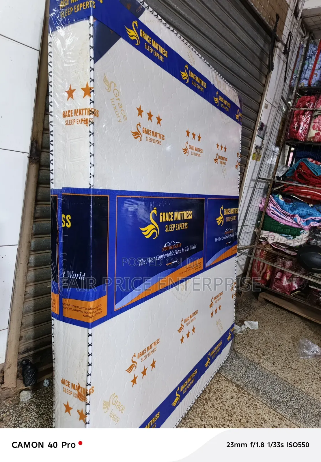 5x6 by 8 Inches. Fiber Mattress High Density. Grace Foam Mattresses