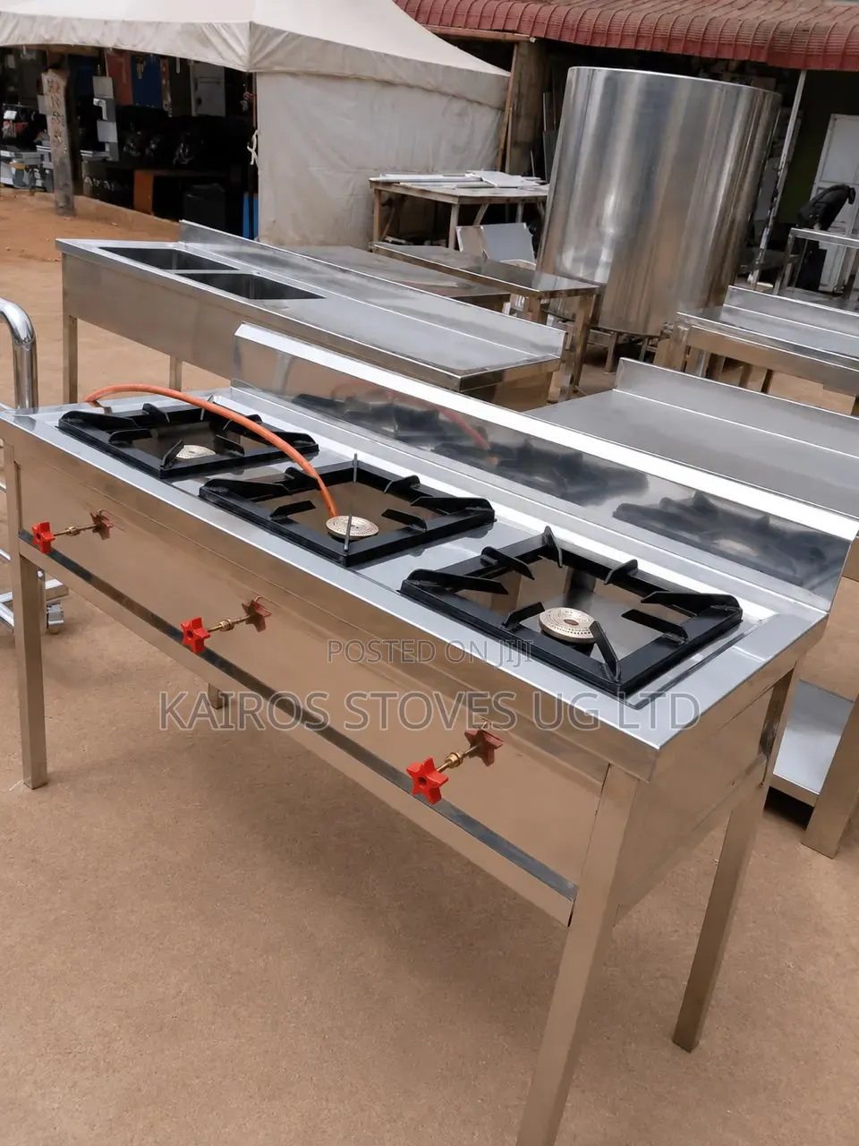Stainless Steel Gas Burner 3 Way