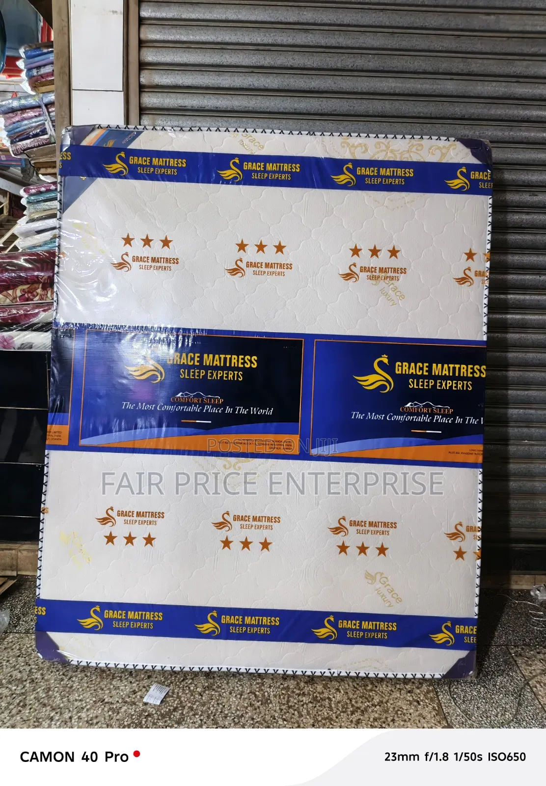 5x6 by 6 Inches. Grace Foam Mattress. Fiber Mattresses