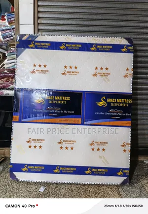 5x6 by 6 Inches. Grace Foam Mattress. Fiber Mattresses