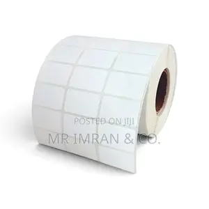 3-Row Roll of Semi-Gloss Art Paper Barcode Label Stickers 20*30mm