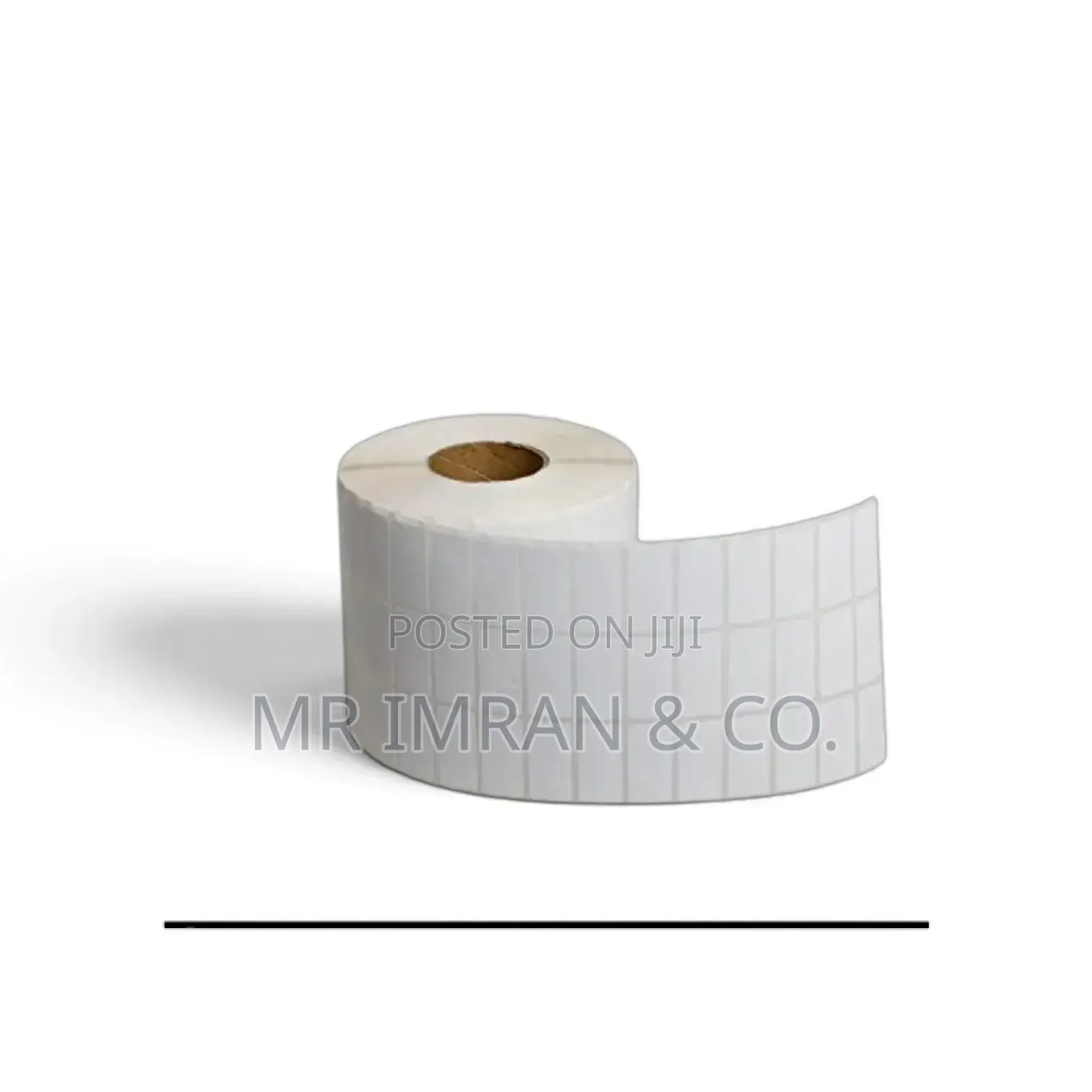 3-Row Roll of Semi-Gloss Art Paper Barcode Label Stickers 20*30mm