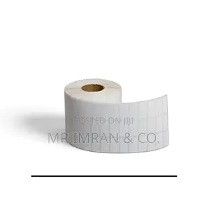 3-Row Roll of Semi-Gloss Art Paper Barcode Label Stickers 20*30mm
