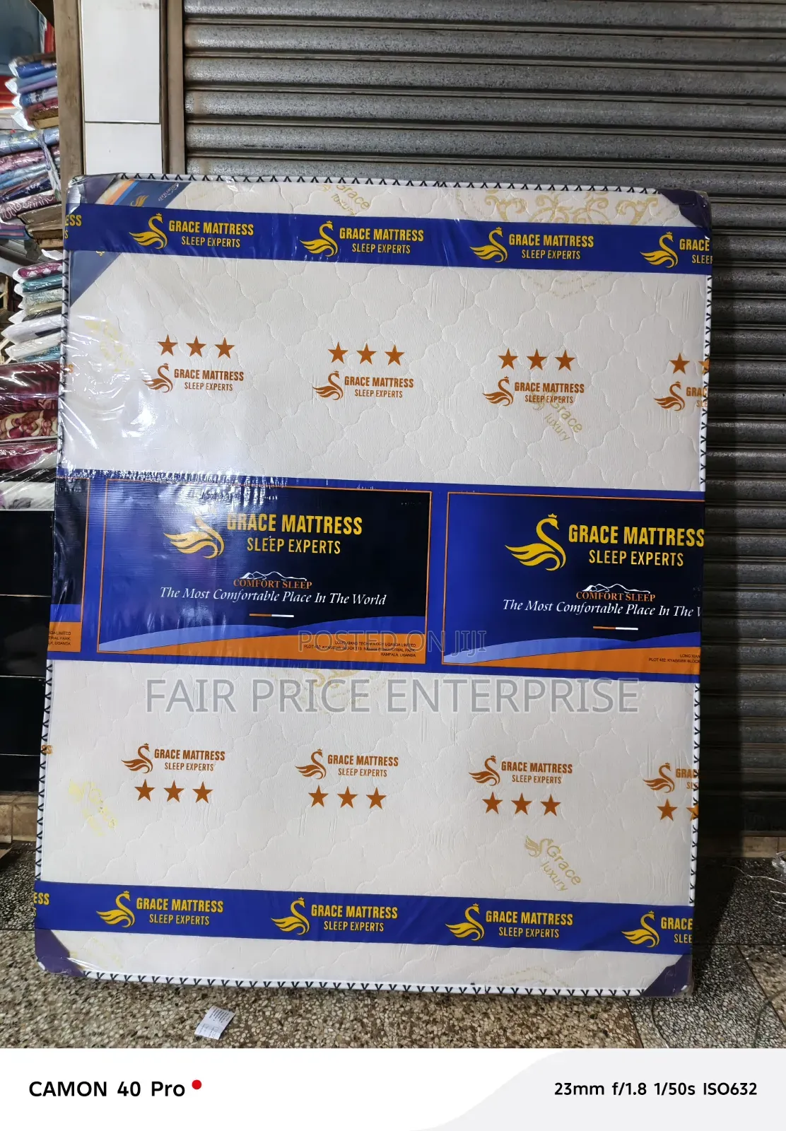 4x6 by 6 Inches. Grace Mattress High Density. Fiber Mattresses