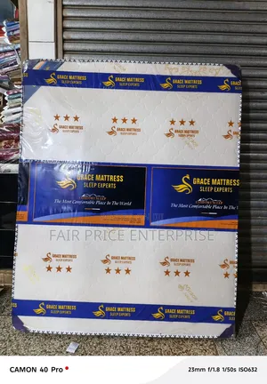 4x6 by 6 Inches. Grace Mattress High Density. Fiber Mattresses