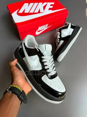Original Nike Air Force 1 ‘07 Syna Black Grey Men’s Sneakers
