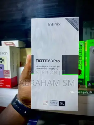 New Infinix Note 60 Pro 256 GB Black