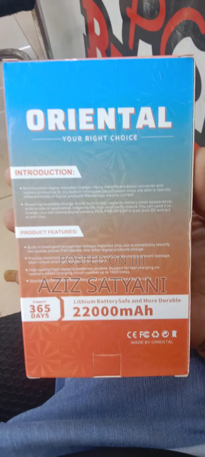 Oriental Genuine 22000mah Power Bank