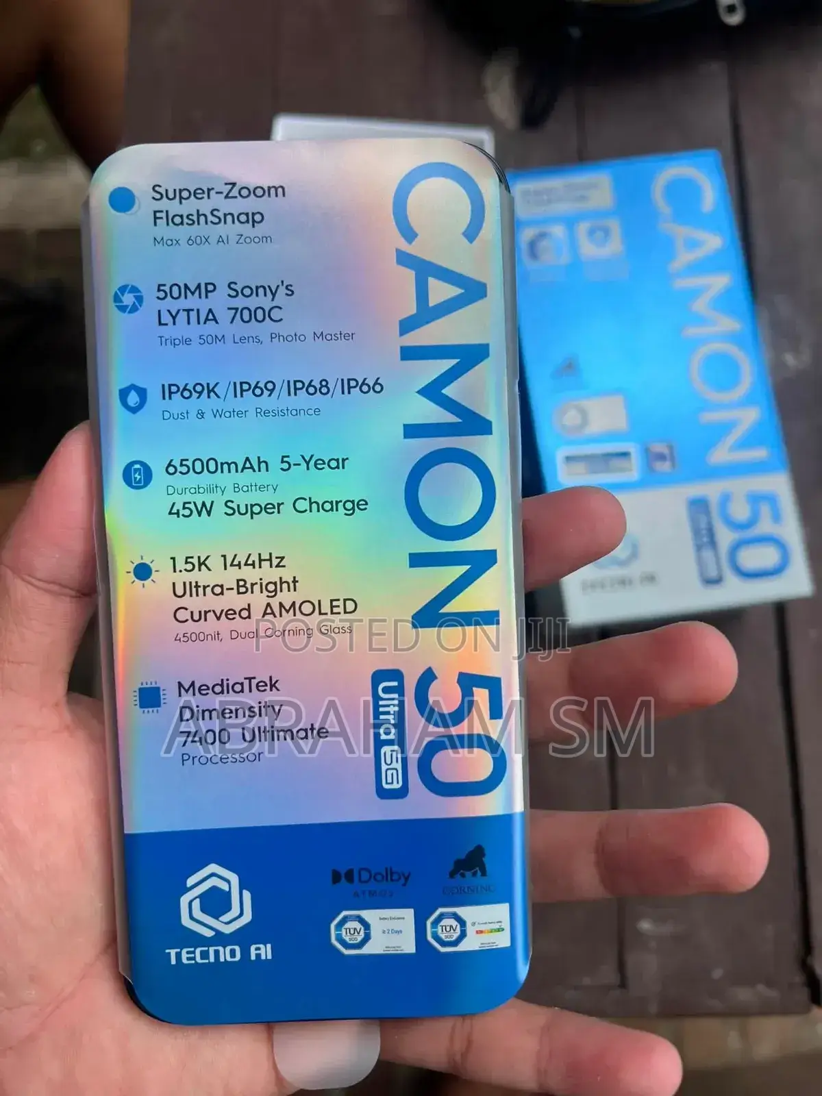 New Tecno Camon 50 Ultra 512 GB Black