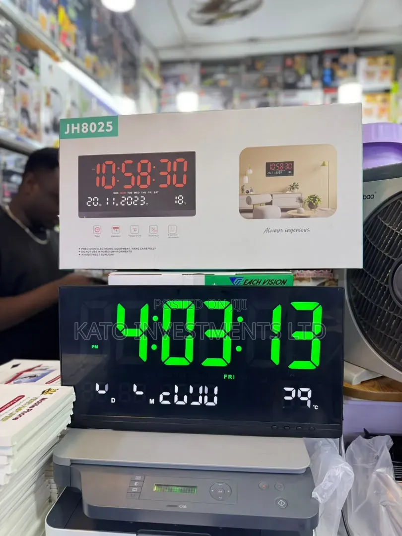 Digital Wall Clock for Office and Home