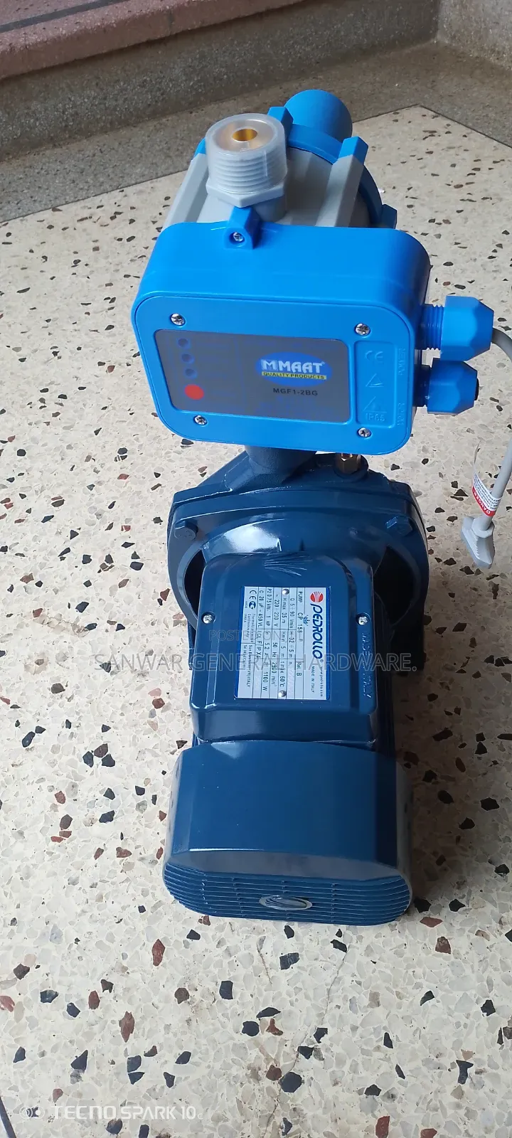 1hp Pedrollo Surface Pumps Automatic Controller(Made in Italy)