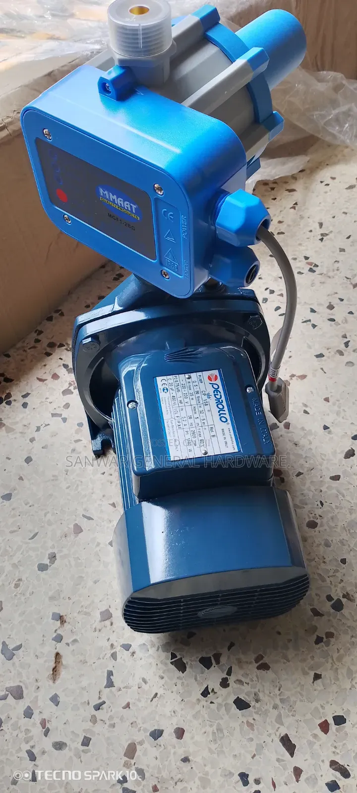 1hp Pedrollo Surface Pumps Automatic Controller(Made in Italy)