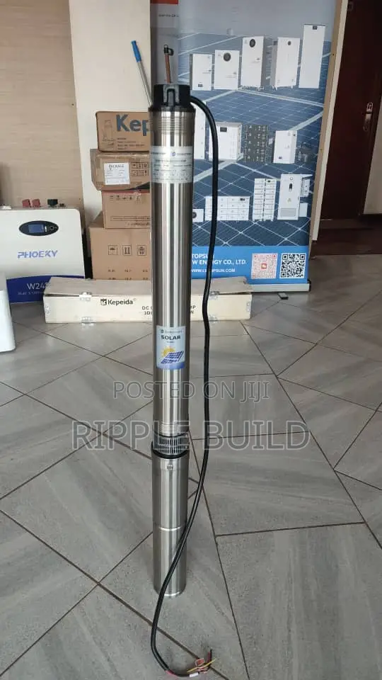 1100W Solar Borehole Water Pump 125m Head 2500l/H 110V DC