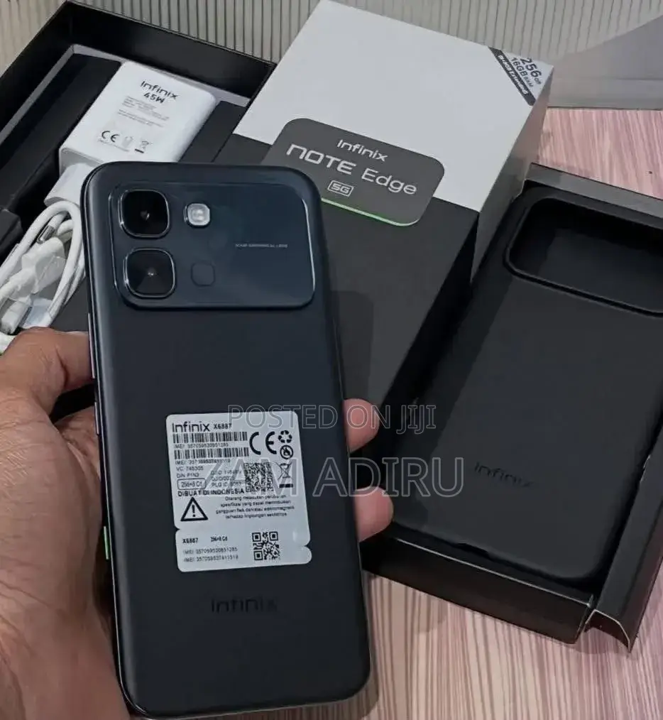 New Infinix Note Edge 256 GB Black