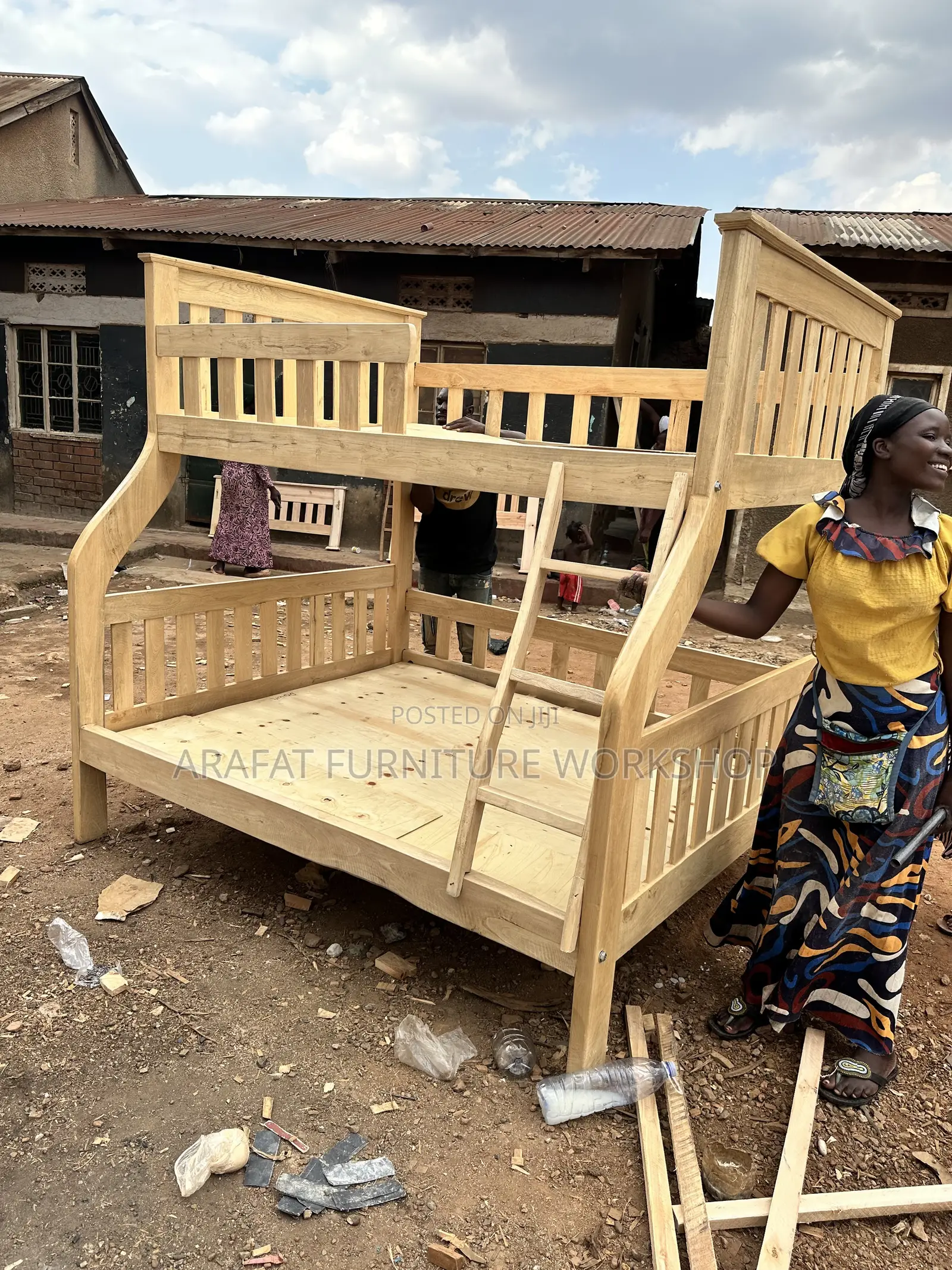 Double Decker Bed Musambya Wood